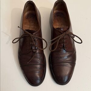 Ralph Lauren Dark Brown Leather Oxfords